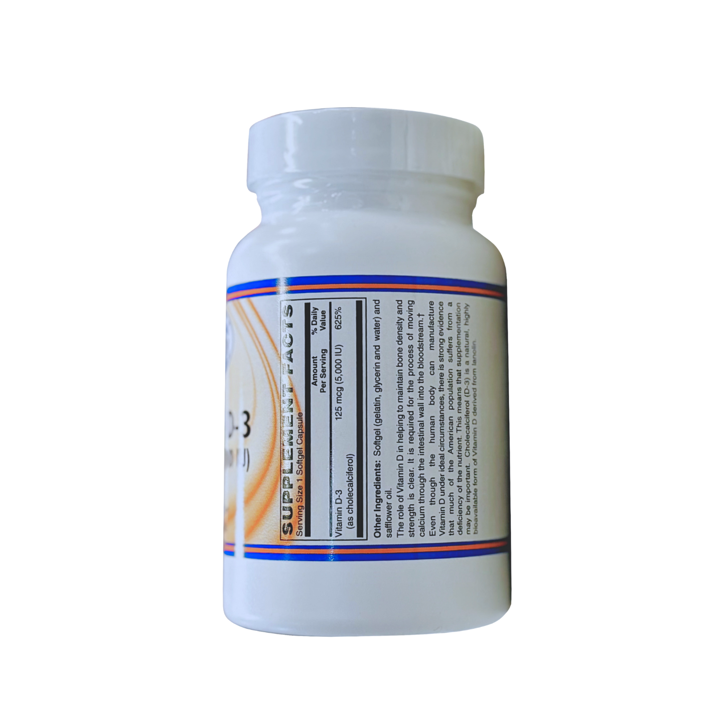 Vitamin D-3 5000iu Softgels