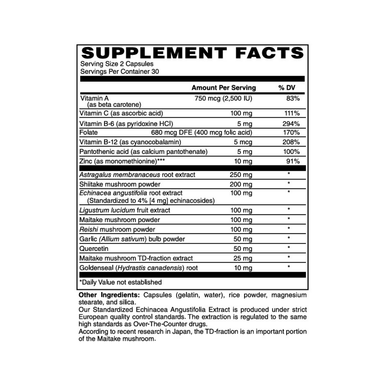 Immune System Support Capsules