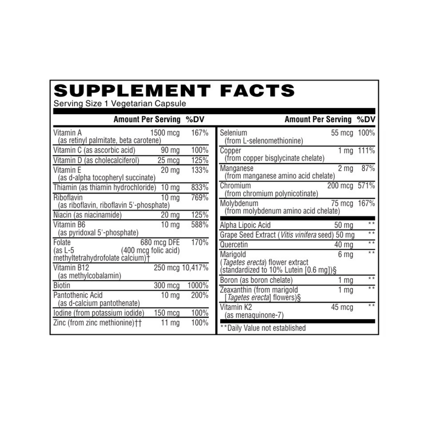 Once Daily Men's Multivitamin Vegan Tablets