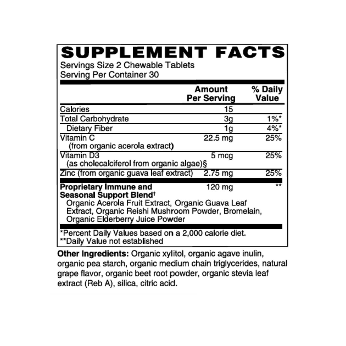 Organic Kids Immune & Seasonal Support